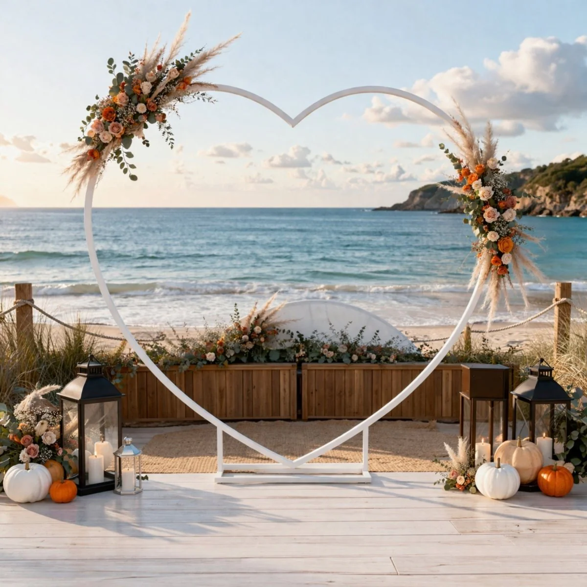 Amour Grand Arch | 7.2ft Heart-Shaped Event Backdrop Frame - Image 4