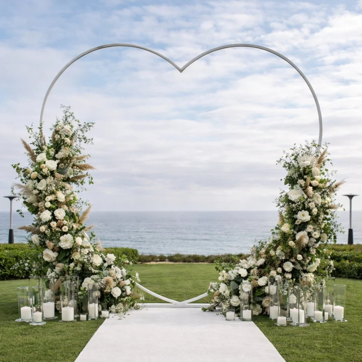 Amour Grand Arch | 7.2ft Heart-Shaped Event Backdrop Frame - Image 5