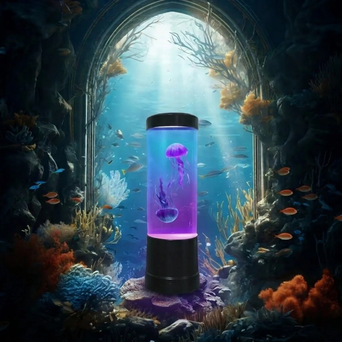 Aurelia Drift | Kinetic Jellyfish Sanctuary Lamp - Image 2