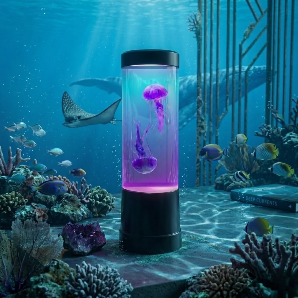 Aurelia Drift | Kinetic Jellyfish Sanctuary Lamp - Image 3