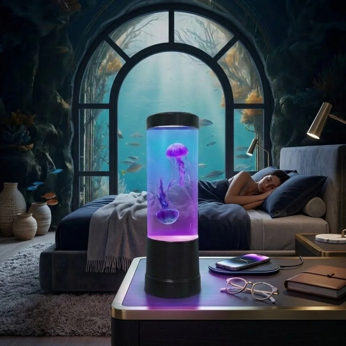 Aurelia Drift | Kinetic Jellyfish Sanctuary Lamp - Image 4