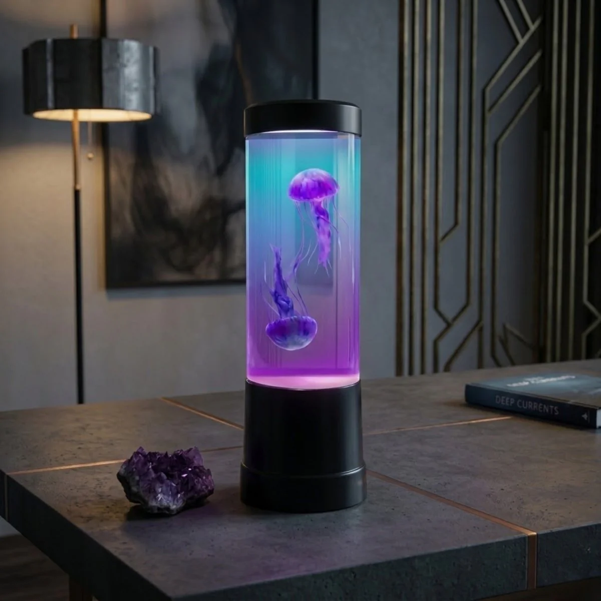 Aurelia Drift | Kinetic Jellyfish Sanctuary Lamp - Image 6
