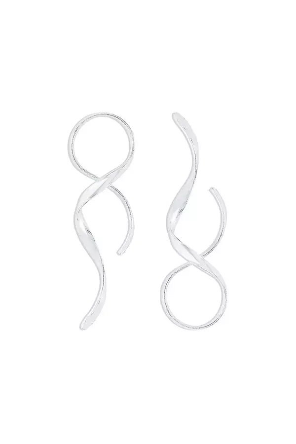 Crissia Swirl Spiral Earrings - Image 3