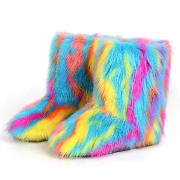 Frosted Fluff Y2K Boots - Image 6