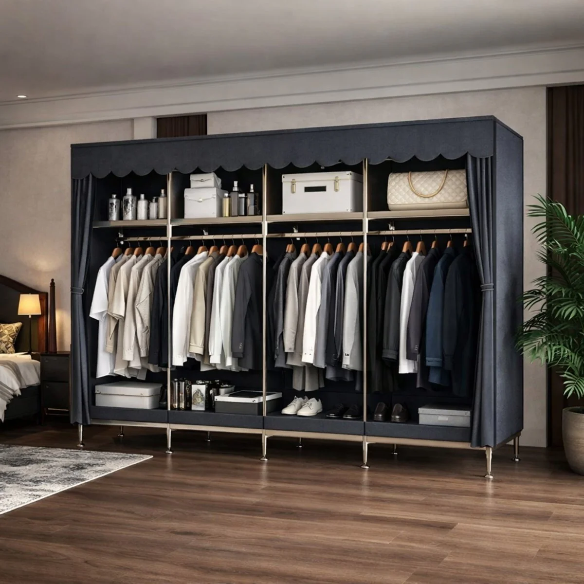 Obsidian Atelier Grand Wardrobe | Soft-Structure Storage System