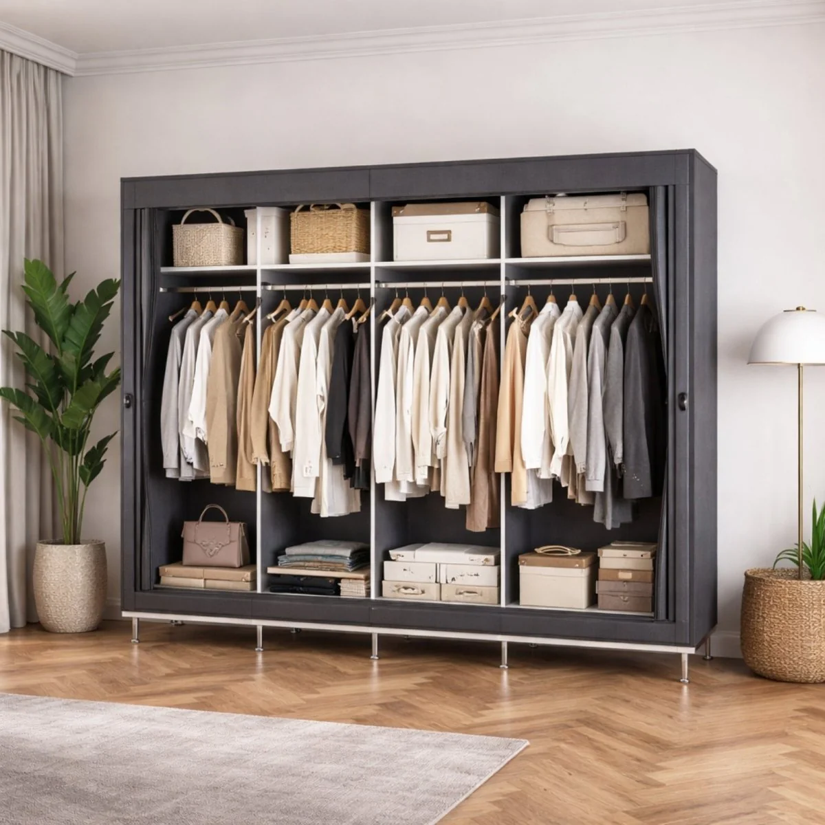 Obsidian Atelier Grand Wardrobe | Soft-Structure Storage System - Image 2