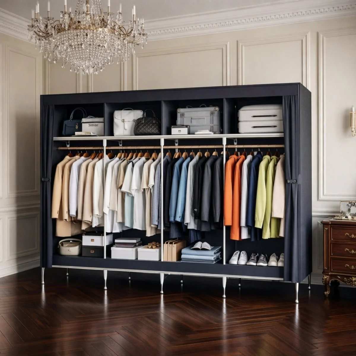 Obsidian Atelier Grand Wardrobe | Soft-Structure Storage System - Image 5