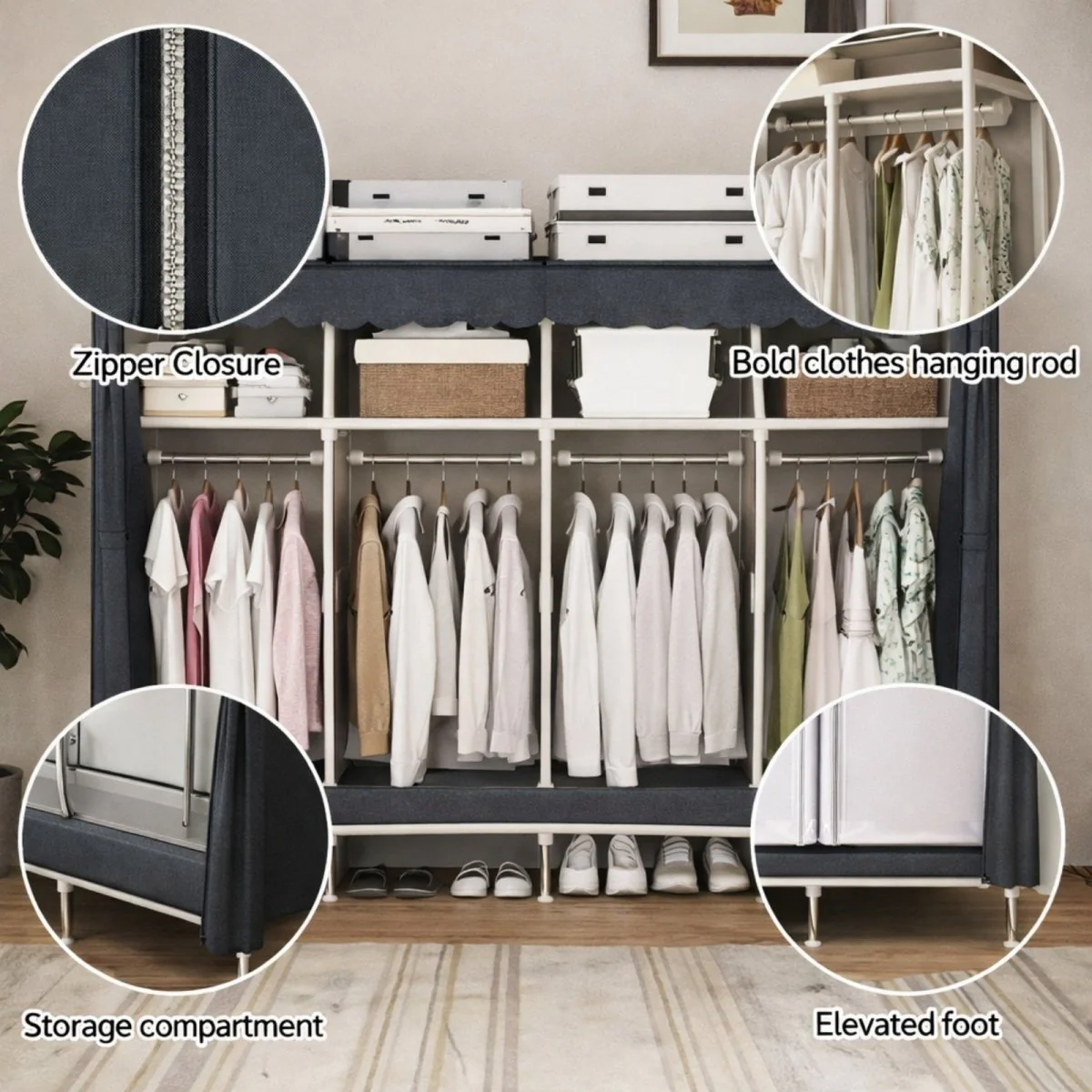 Obsidian Atelier Grand Wardrobe | Soft-Structure Storage System - Image 8