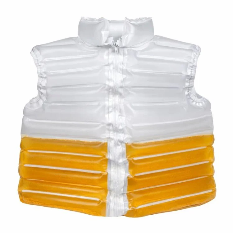 Inflatable Beer Puffer Jacket Costume for Men - Funny Bachelor Party Gift; Festival Outfit, Unique Gag Gift for Beer Lovers, Oktoberfest Party Wear - Image 8