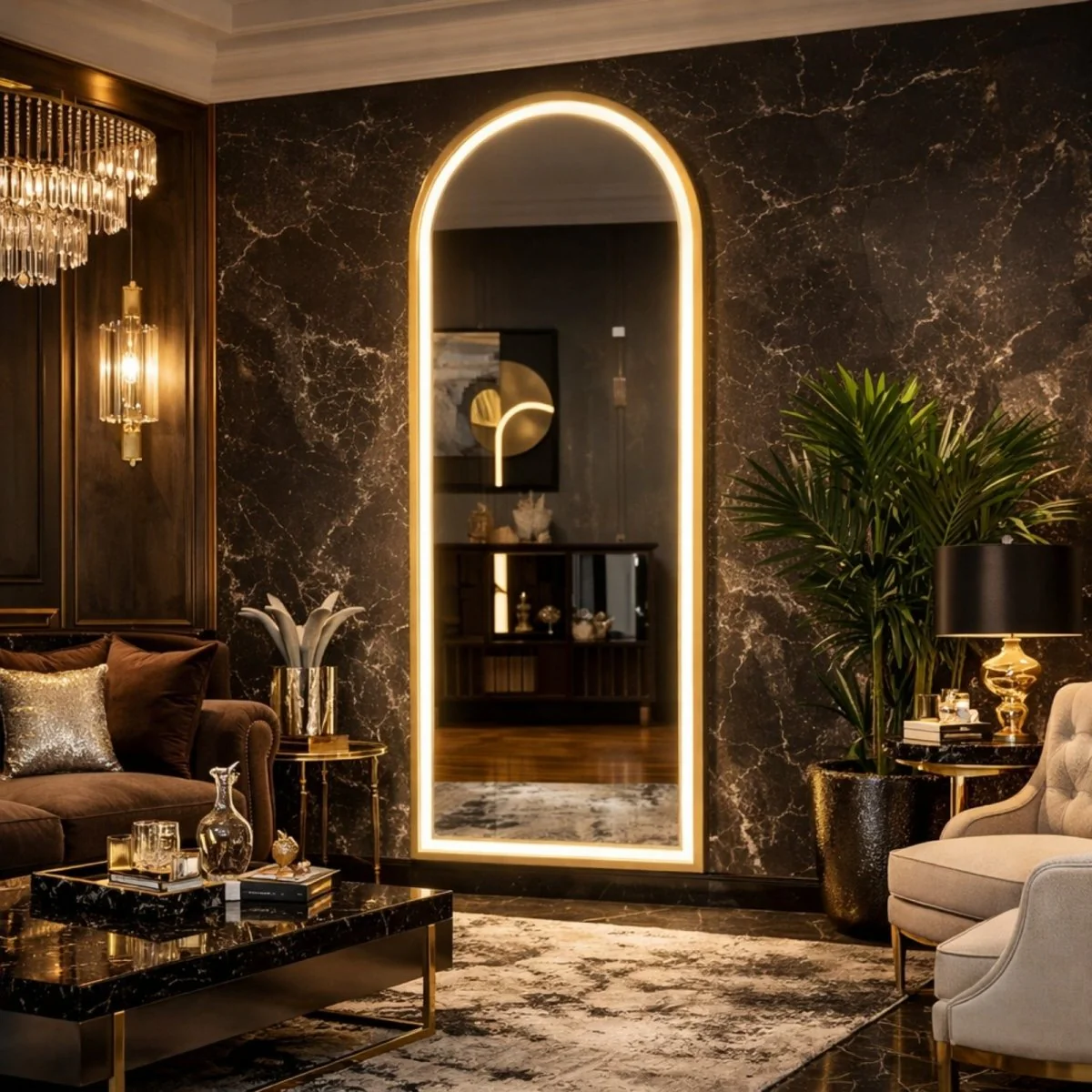 Bright Luna Arch | Smart LED Sanctuary Mirror - Image 3