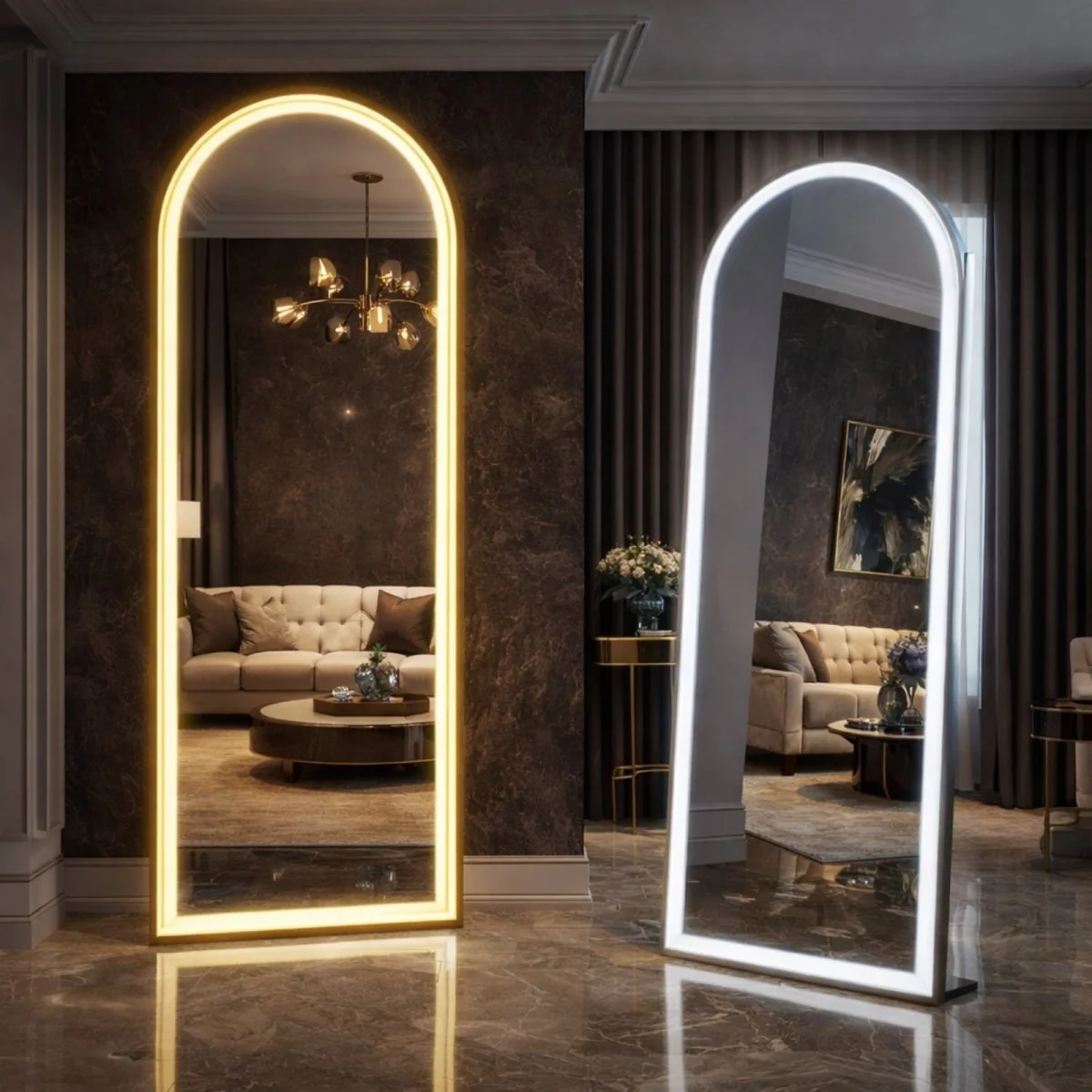 Bright Luna Arch | Smart LED Sanctuary Mirror - Image 4