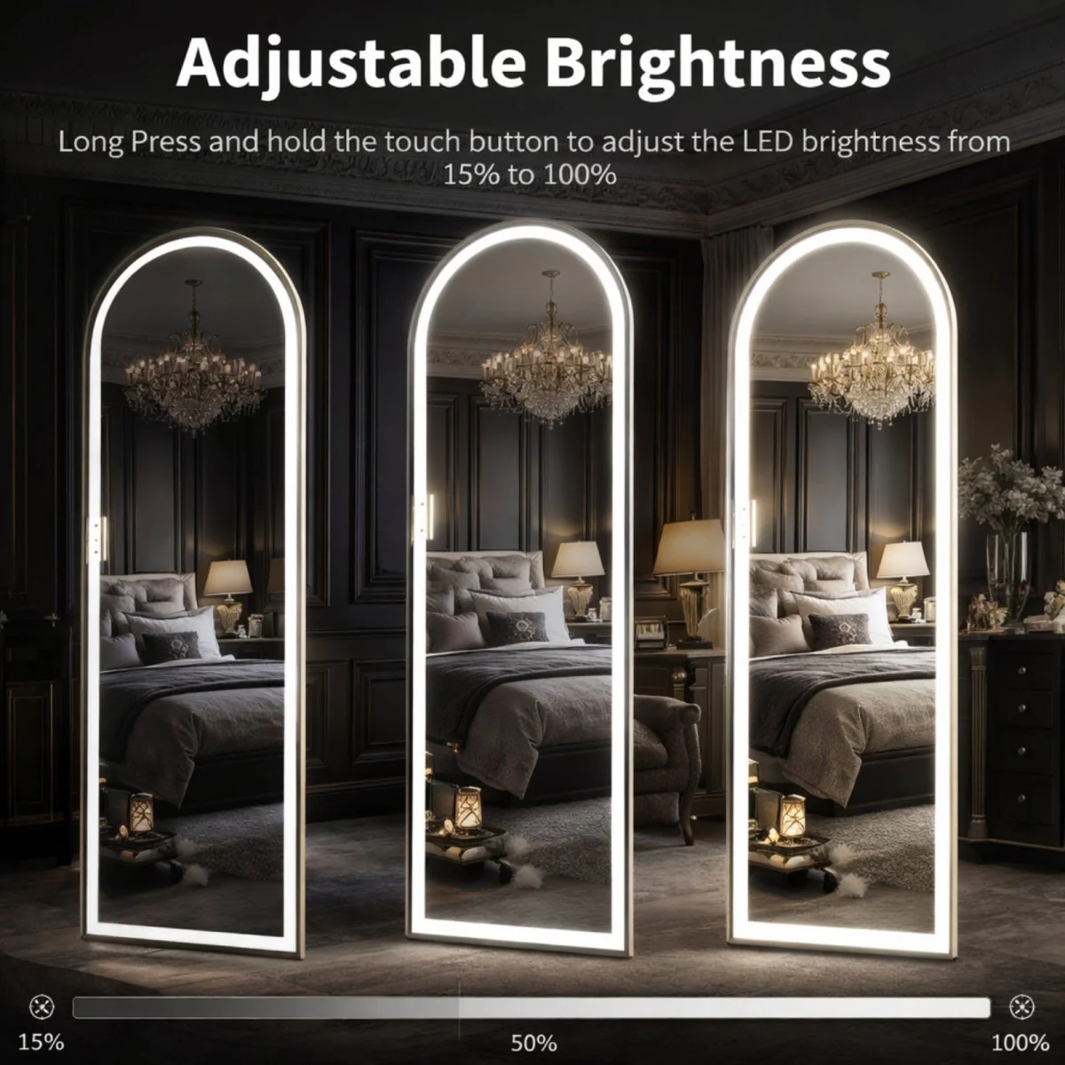 Bright Luna Arch | Smart LED Sanctuary Mirror - Image 7